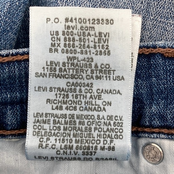 Levi's 515 Boot Cut Medium Wash Jeans - Picture 12 of 13